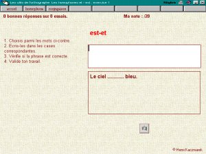extrait de «Ortho'Clés»