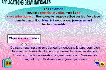 application grammaticale